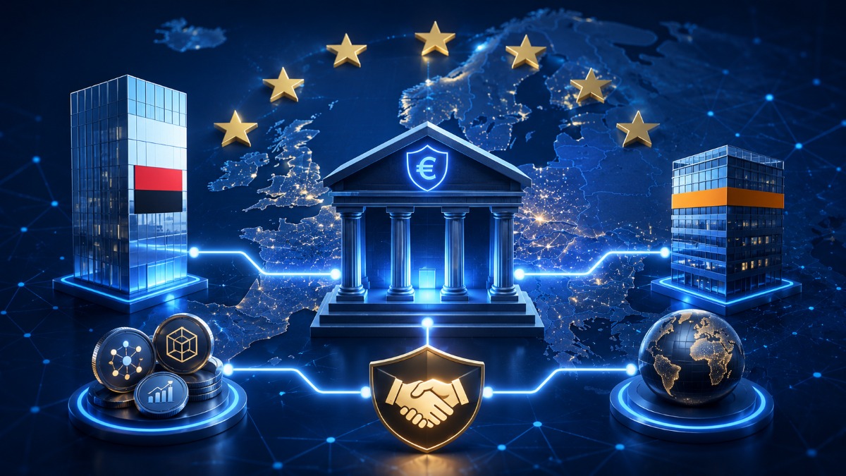 Boerse Stuttgart amplía su liquidación blockchain en la UE con acuerdos con SocGen, SG-FORGE y flatexDEGIRO.
