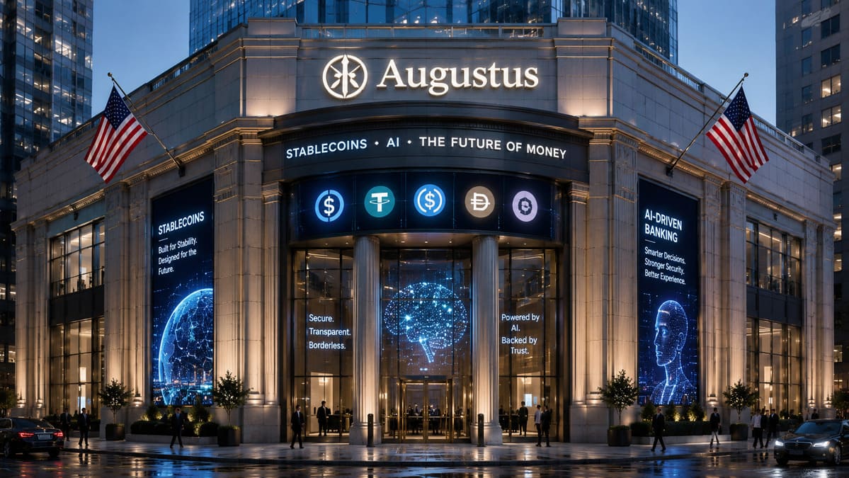Augustus Obtiene la Aprobación Condicional de la OCC para un Banco de Stablecoins Impulsado por IA