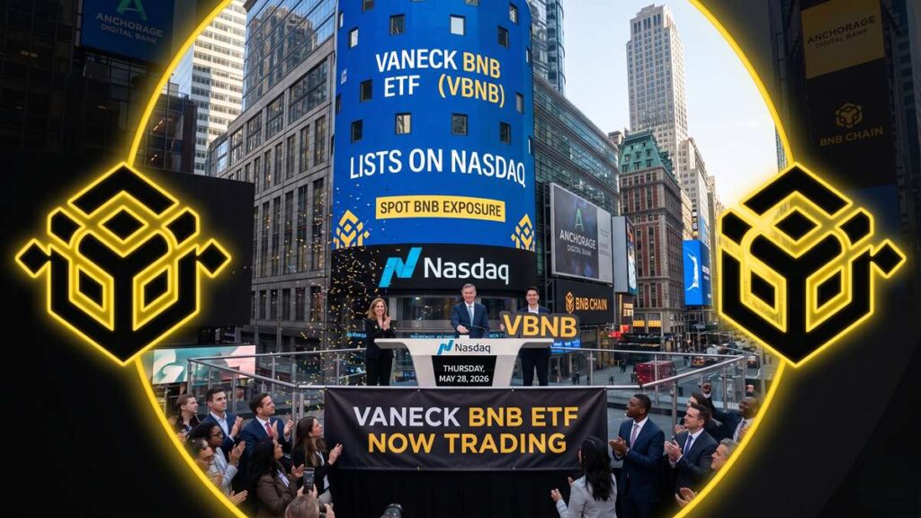 VanEck lanza en Nasdaq el primer ETF de BNB al contado (VBNB) con una comisión del 0.39%