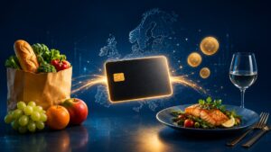 Datos de OKX Card muestran que el gasto cripto en Europa se inclina hacia supermercados, restaurantes y compras cotidianas.