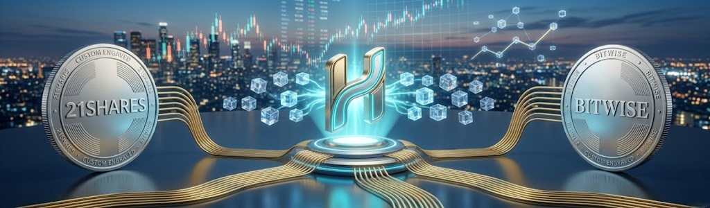Los nuevos ETF de Hyperliquid de 21Shares y Bitwise registran entradas récord