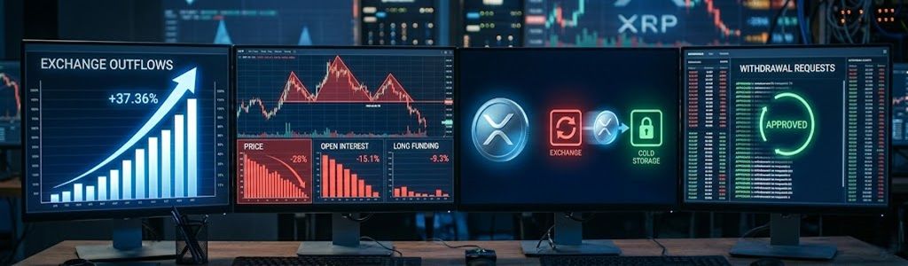 Glassnode reportó que los retiros de XRP hacia billeteras externas aumentaron un 300% entre el 15 y el 24 de mayo
