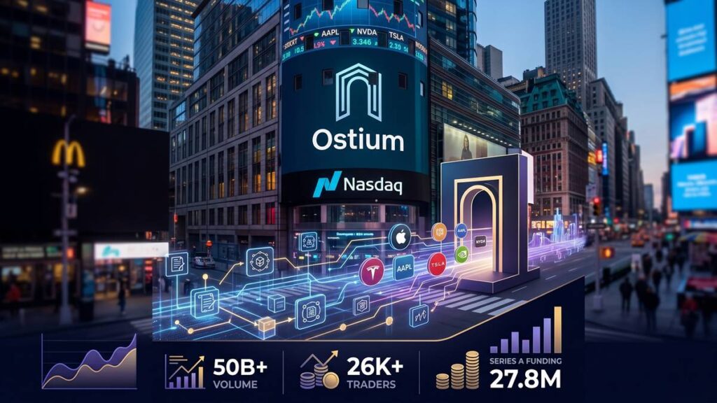 Ostium se asocia con Nasdaq para integrar datos de acciones de EE. UU. en su plataforma perpetua onchain
