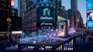 Ostium se asocia con Nasdaq para integrar datos de acciones de EE. UU. en su plataforma perpetua onchain