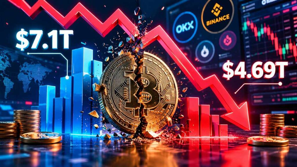El Volumen De Trading De Perpetuos En CEX Cae De $7.1 Billones A $4.69 Billones En 2026