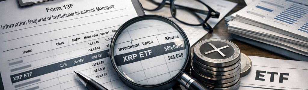 El reflejo del ETF de XRP en las declaraciones del Formulario 13F