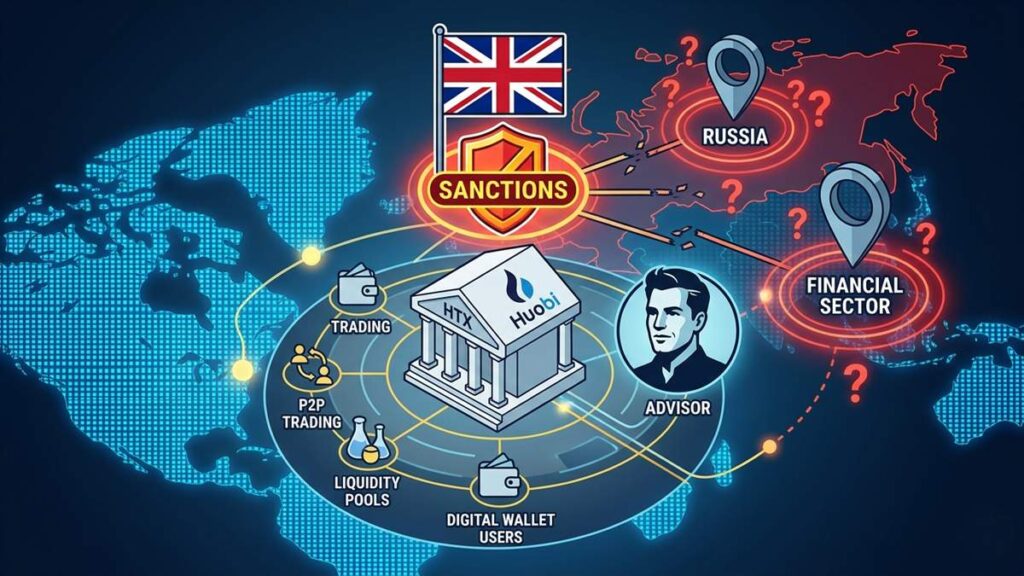 Reino Unido sanciona al exchange HTX-