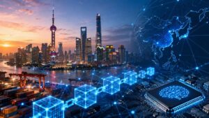 Shanghái Recurre A Redes Comerciales Blockchain Y Chips De IA Para Contrarrestar La Desaceleración De Las Materias Primas
