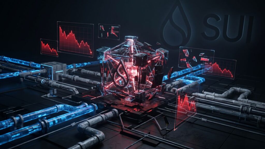 El ecosistema cripto de la red Sui sufre una nueva caída técnica en su blockchain