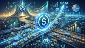 Volumen on-chain de USDC-