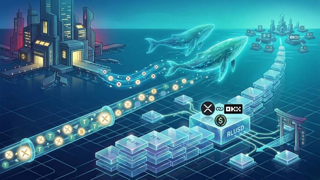 ballenas de XRP hacia Binance-
