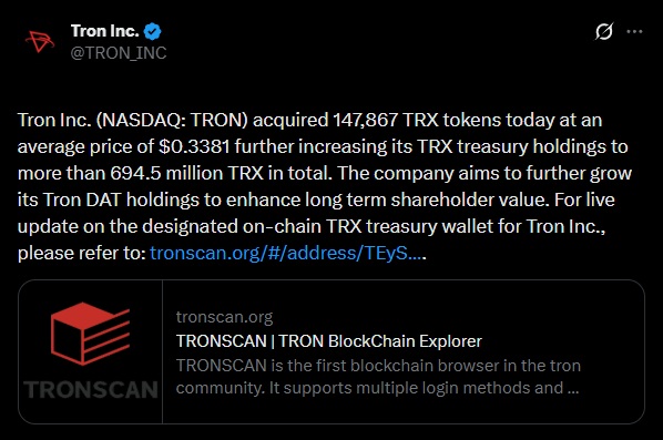 TRON TRX