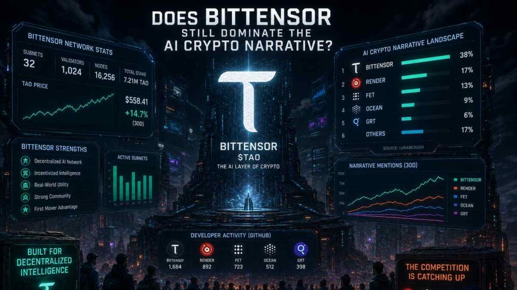 ¿Sigue Dominando Bittensor la Narrativa de las Criptomonedas de IA