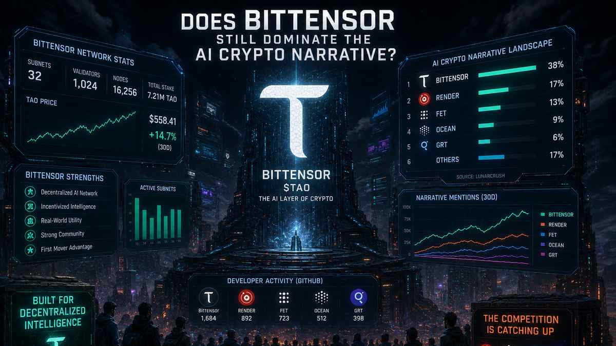 ¿Sigue Dominando Bittensor la Narrativa de las Criptomonedas de IA