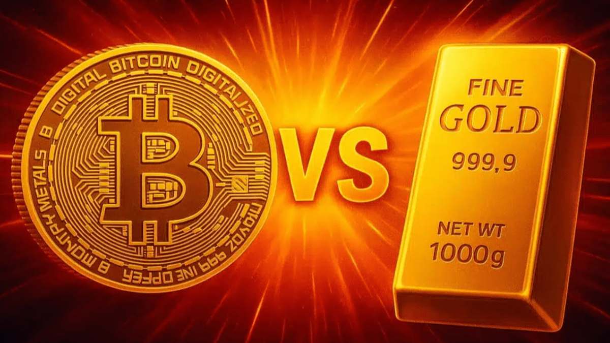 Por Qué El Oro Subió Mientras Bitcoin Cayó: Un Nuevo Desafío Al Estatus De Refugio Seguro De BTC