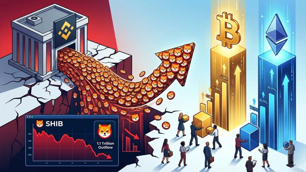 El 43° informe de Binance Proof of Reserves revela una salida de 1.1 billones de SHIB