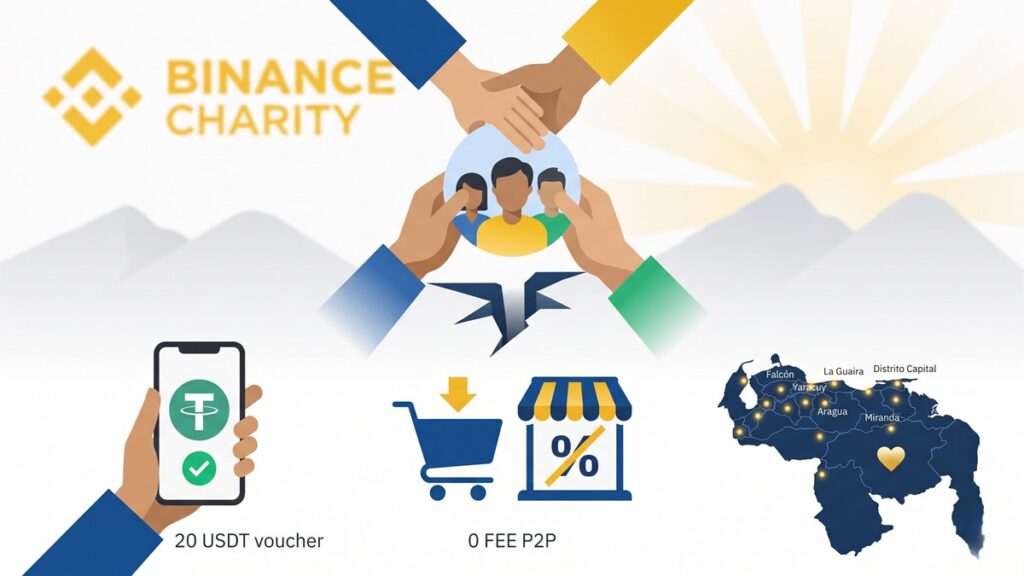 Binance envía $3 millones en apoyo humanitario a Venezuela-
