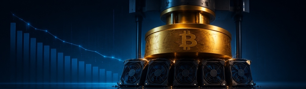 La dificultad de minería de Bitcoin cayó poco más de 10%