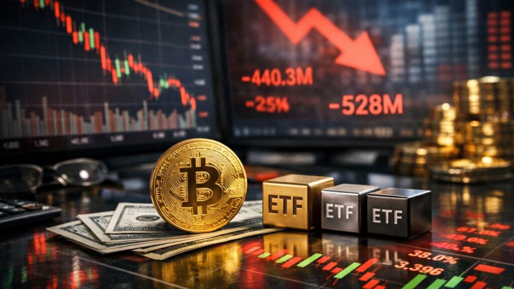 Los ETF de Bitcoin extienden su caída de 11 días tras retiros de $2.4 mil millones en mayo