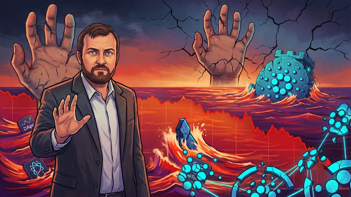 Image for article: Cardano se hunde a su nivel más bajo en 5 años mientras Charles Hoskinson advierte sobre una próxima ‘ola de quiebras’