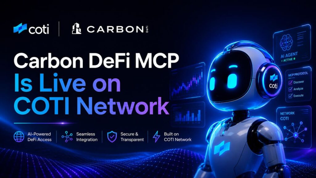 Carbon DeFi MCP se Lanza en COTI y Habilita el Trading Automatizado para Agentes de IA