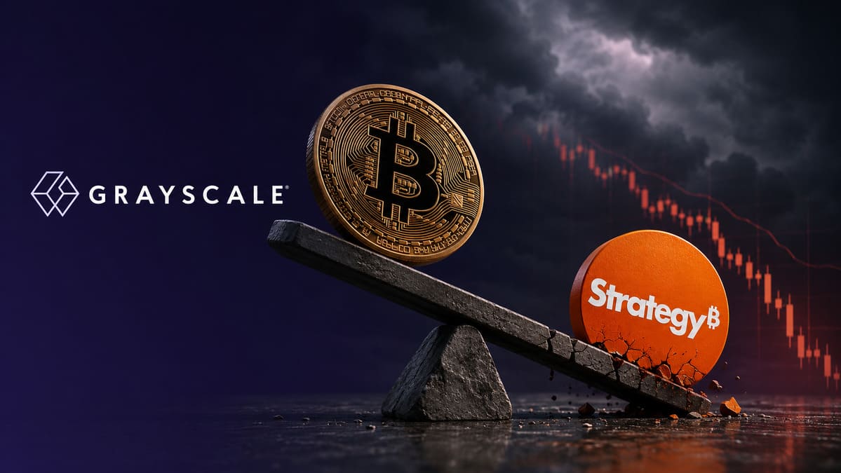 Grayscale Advierte que el Modelo de Bitcoin Apalancado de Strategy Sufre la Presión