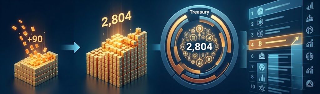 DDC Enterprise adquiere 90 unidades de Bitcoin y eleva su tesorería corporativa a un total de 2.804 BTC