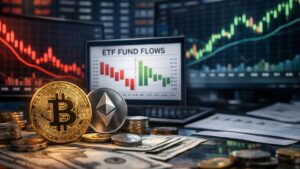 Los ETF de Bitcoin lideran casi $500 millones en salidas a medida que los fondos cripto caen