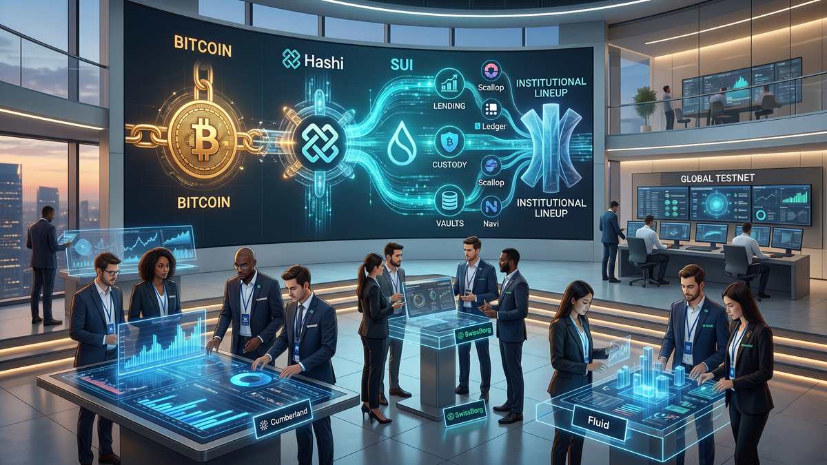 Cumberland, Fluid y SwissBorg se incorporan al ecosistema de Hashi en Sui