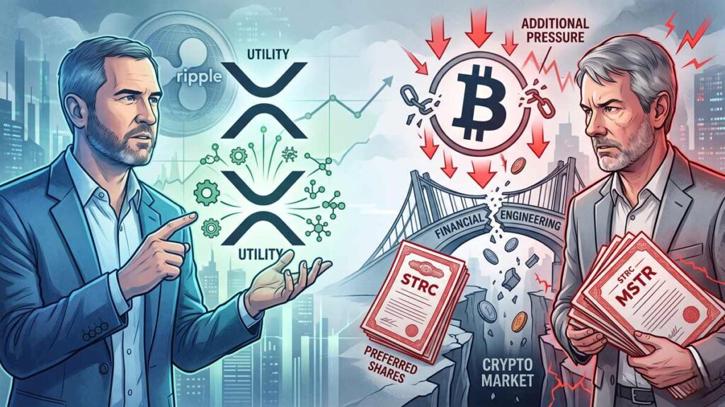 Brad Garlinghouse critica las compras de Bitcoin de Michael Saylor mediante acciones preferentes STRC