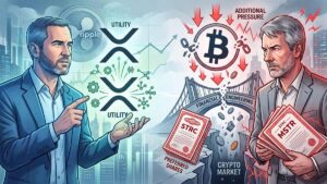 Brad Garlinghouse critica las compras de Bitcoin de Michael Saylor mediante acciones preferentes STRC