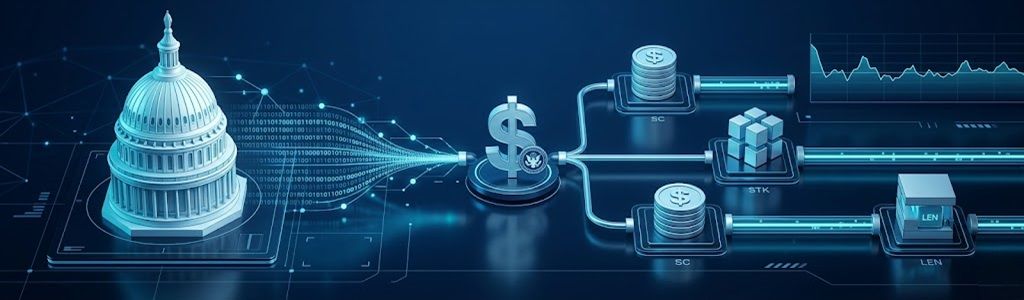 Image for article: Legisladores de EE. UU. apuntan a las stablecoins, el staking y los préstamos en una ofensiva fiscal