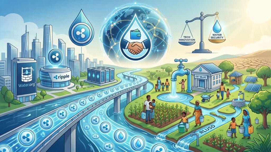 Ripple se asocia con Water.org aportando su stablecoin RLUSD a la campaña Get Blue