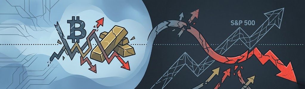 Robin Brooks, el oro ha perdido su estatus de refugio seguro y muestra una correlación superior a 0,50 con el índice S&P 500 en 2026.

