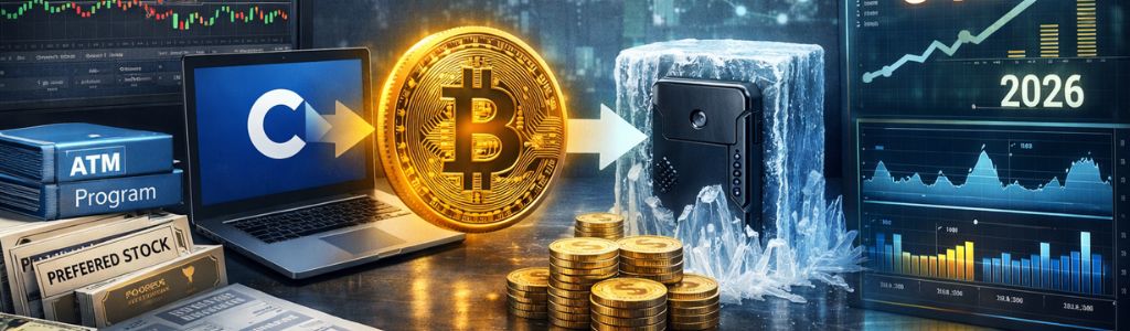 Ventas de acciones, programas ATM y señales onchain