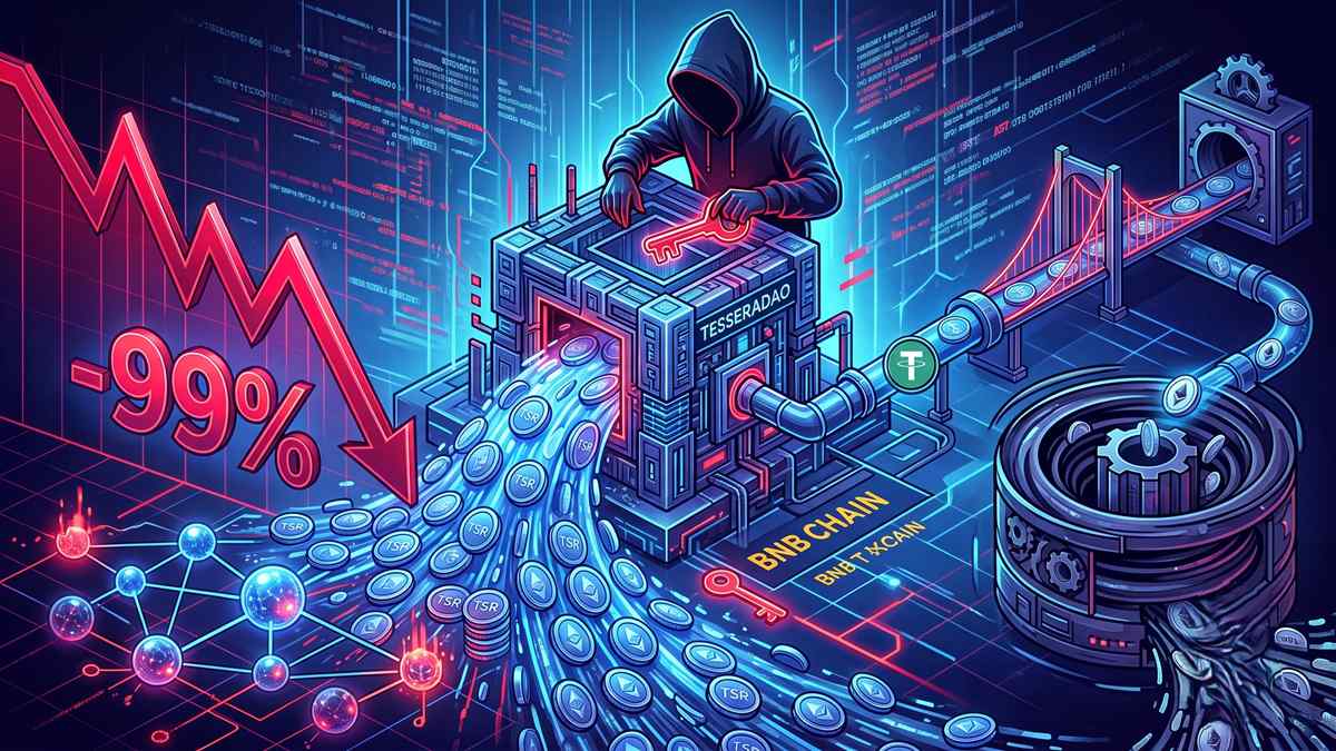 Un ataque de toma de control de propiedad contra TesseraDAO resulta en la acuñación y venta ilícita de 99 millones de tokens TSR