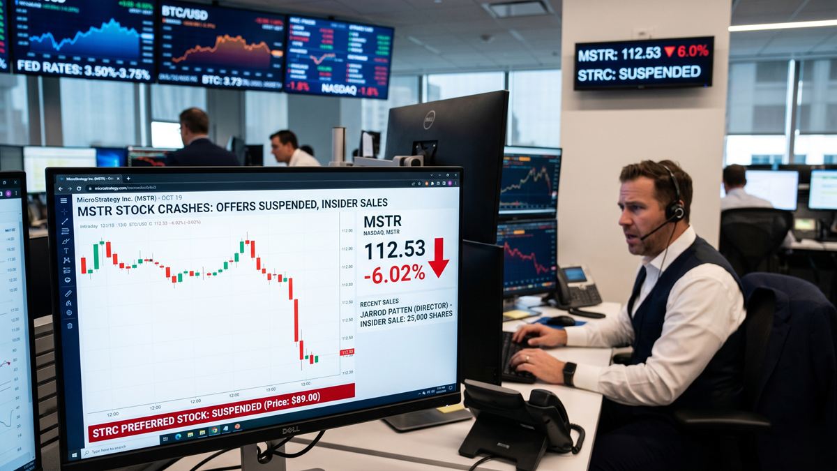 Las acciones de MicroStrategy (MSTR) caen cerca de los 112 dólares