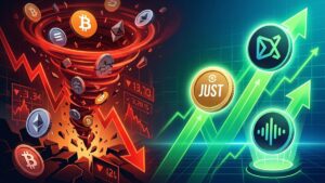 DeXe, JUST y Audiera acumulan ganancias de hasta 13% en las últimas 24 horas