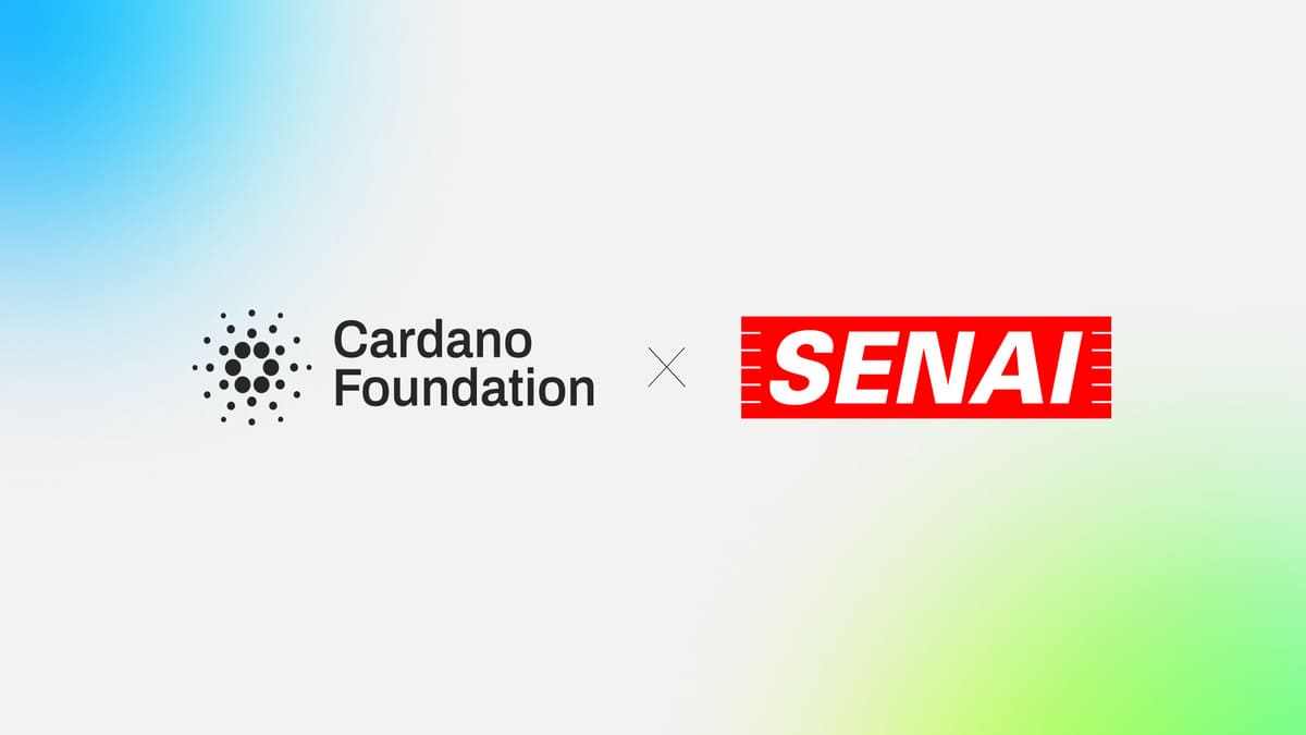 Cardano Foundation y SENAI São Paulo Anuncian una Asociación Estratégica Plurianual