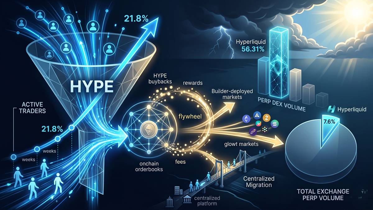 usuarios activos mensuales de Hyperliquid-