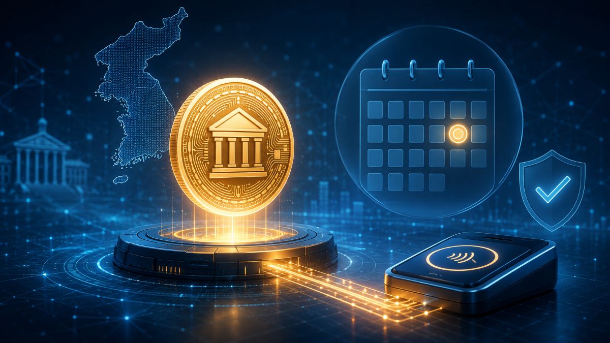 Banco de Corea apunta a septiembre para segunda prueba de tokens de depósito con CBDC, bancos y pagos reales.