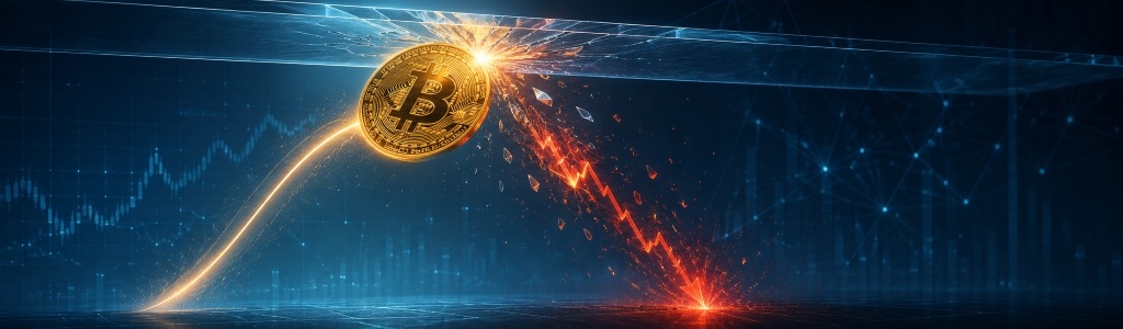 Bitcoin cayó casi $3,000 desde el máximo de $65,600 del lunes