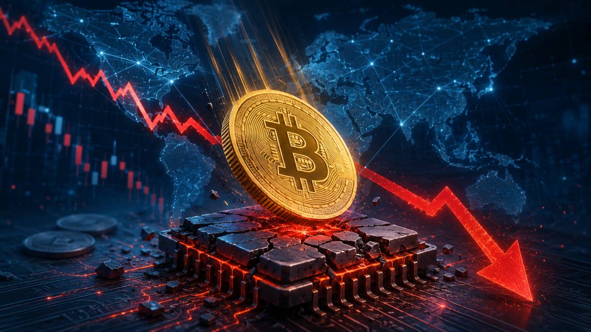 Bitcoin cayó bajo $63K mientras la venta global de chips golpeó activos de riesgo y los derivados siguieron bajistas.