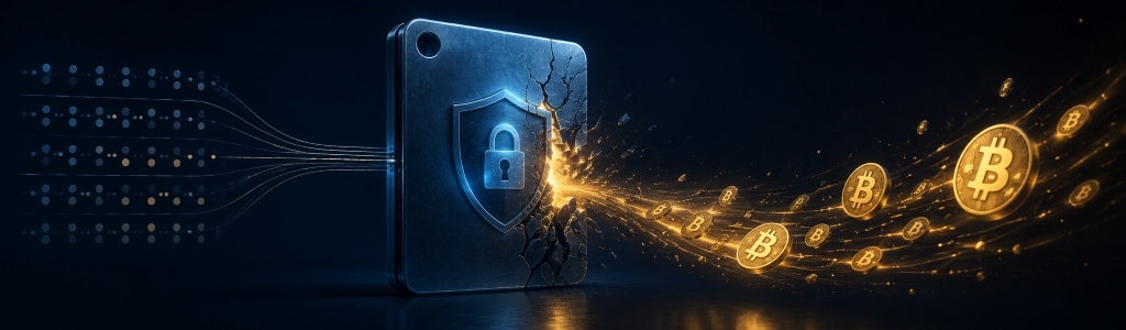 Un atacante drenó 594 BTC, valorados en aproximadamente $38 millones, desde unas 500 billeteras Coldcard