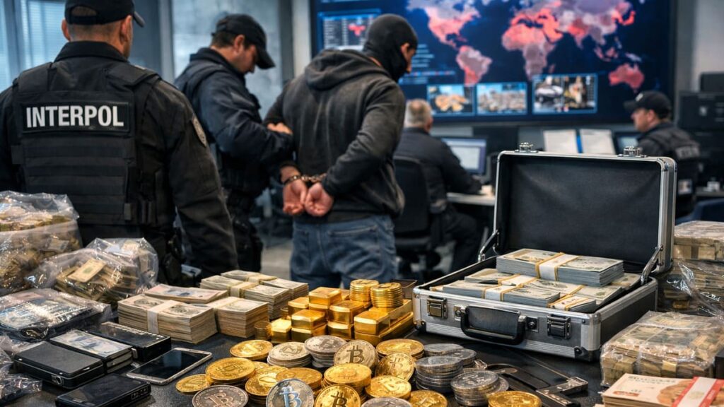 Operativo Global de INTERPOL en 97 Países Resulta en 5.811 Arrestos y $293M Incautados