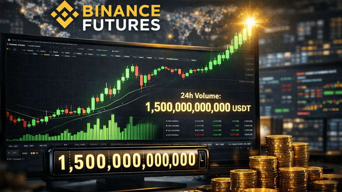 Binance Futures Supera el Billón y Medio de Dólares en Volumen, un Hito Histórico para el Mercado