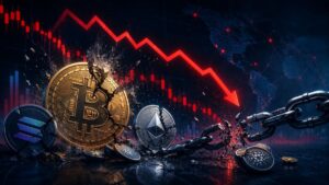 Bitcoin cae hacia $63,000 mientras el mercado cripto pierde $80 mil millones y las liquidaciones se acercan a $700 millones.