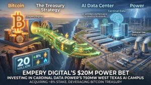Empery Digital invierte $20 millones en Cardinal Data Power