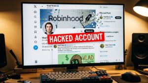 Hackean la cuenta de X del CEO de Robinhood