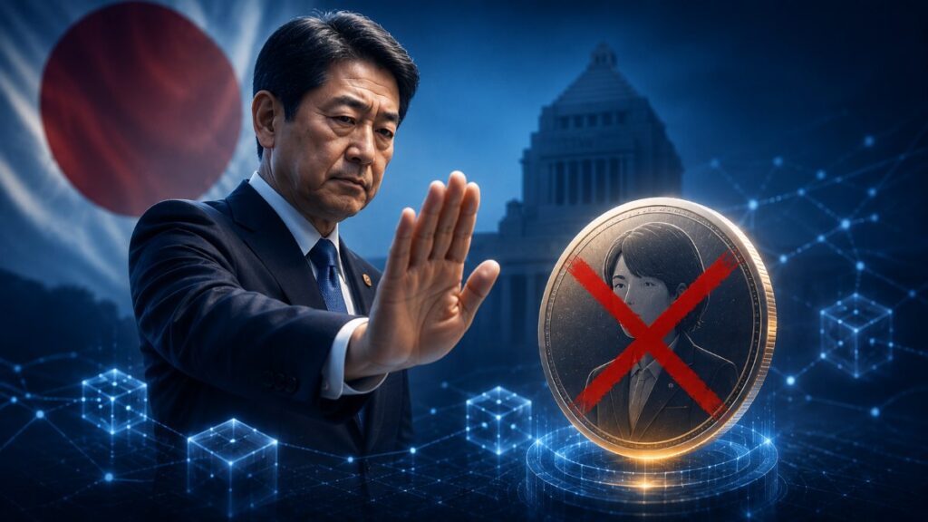 La primera ministra de Japón niega haber aprobado Sanae Token mientras crece el escrutinio sobre las comunicaciones de uno de sus asesores.
